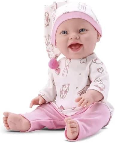 Bambola Boneca Baby Babilina Soninho 34cm