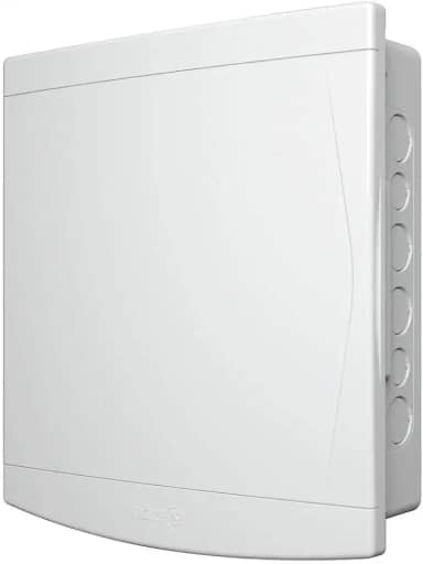 Quadro de Distribuição de Embutir 12/16 Disjuntores Branco