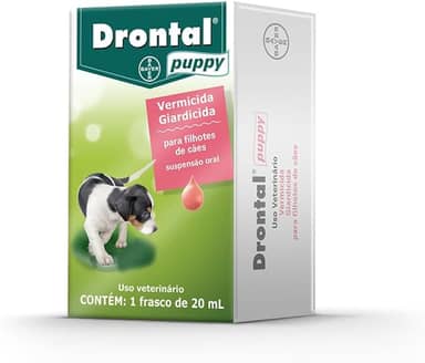 Vermífugo Bayer Drontal Puppy para Cães filhotes - 1 frasco de 20ml