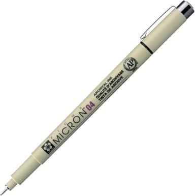 MARCADOR TECNICO NANKIN PIGMA MICRON 04 - PRETO -USO PROFISSIONAL