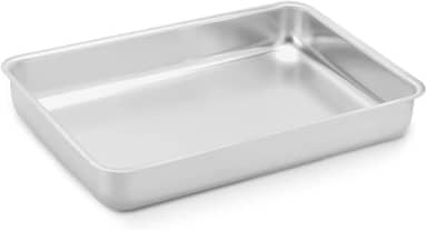 Panelux Assadeira 27x18x5,0cm em alumínio polido