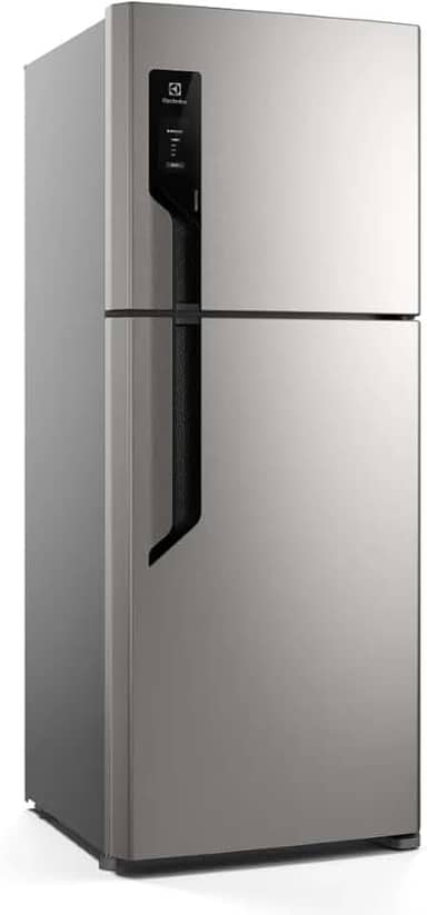 Geladeira Electrolux Frost Free 431L Efficient AutoSense Duplex Inox Look (TF70S) 127V