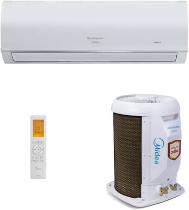 Ar Condicionado Split Hi Wall Springer Midea Air Volution Connect Barril Inverter 12000 Btus Quente e Frio R32 220v