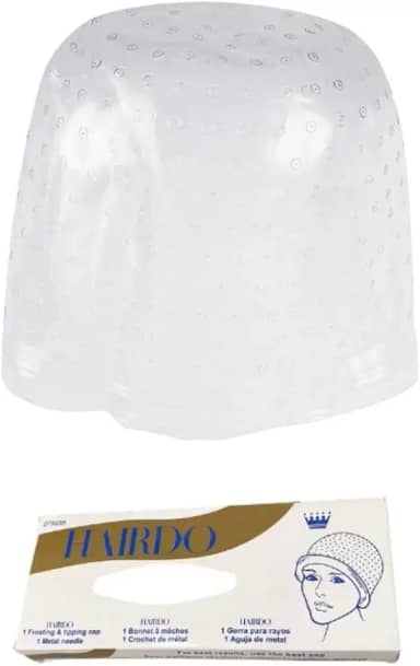 Touca De Silicone Profissional Transparente Para Reflexo Mechas Luzes Cabelo