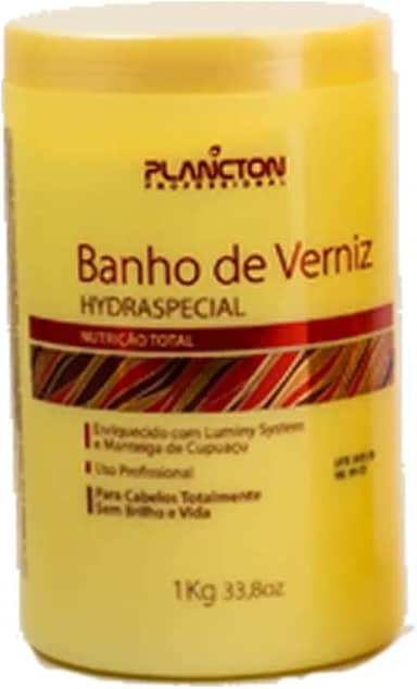 Banho de Verniz- Máscara de tratamento Plancton - 1Kg