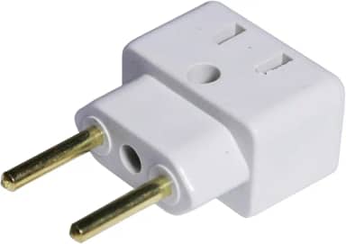 Adaptador Universal 3 para 2 Pinos (Pino Terra) e Pino Grosso 20A | Benjamin Tipo T Reforçado | Bivolt | Solução para Air Fryer, Secador e Micro-ondas