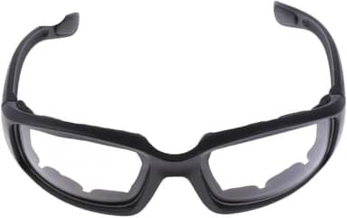 Óculos De Proteção Esportivo Preto Com Espumas Lentes Transparentes PREMIUM DUPIN