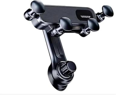 Suporte Celular Veicular Universal Premium para Saída de Ar; Rotação 360°, Antiderrapante, Compatível com GPS, Viagem, Chamadas, Aplicativos.