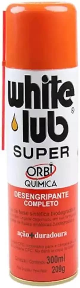 6 White Lub Super Lubrificante Desengripante Spray 300ml
