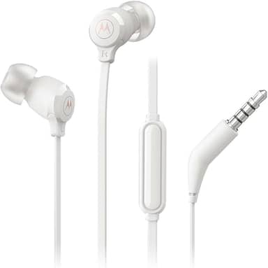 Motorola, Earbuds 3-S, Fone de Ouvido com Microfone, Branco