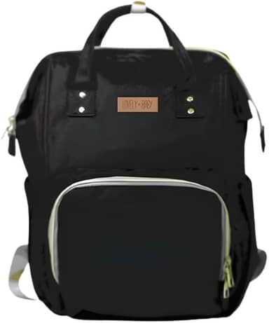 Bolsa de Maternidade Lovely Baby Preto – Grande, Resistente, Leve e com Múltiplos Compartimentos