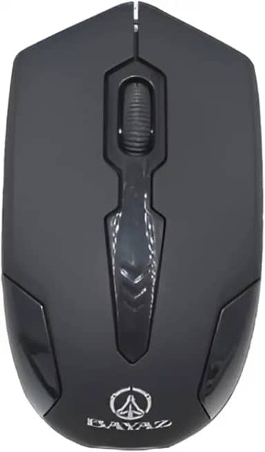 Kryaz Mouse Gamer Sem Fio, Preto, Design Ergonômico, Para Jogos e Uso Profissional