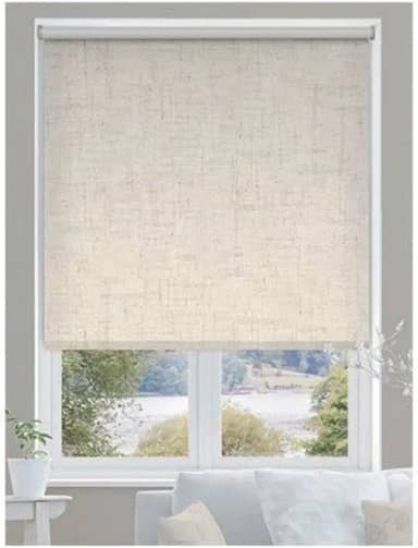 Persiana Rolo Blackout Robust Linho 140 (L) x 160 (A) cm 100% Escuro Cortina Roller 1,40 X 1,60 m