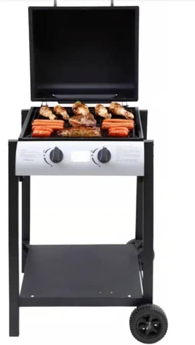 Churrasqueira a Gás com 2 Queimadores Aço Preto Karson