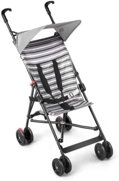 Carrinho Guarda-Chuva 6M a 15Kg Multikids Navy Preto com Cinza - BB494
