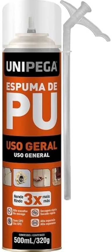 UNIPEGA ESPUMA EXPANSIVA USO GERAL 500ML/320G