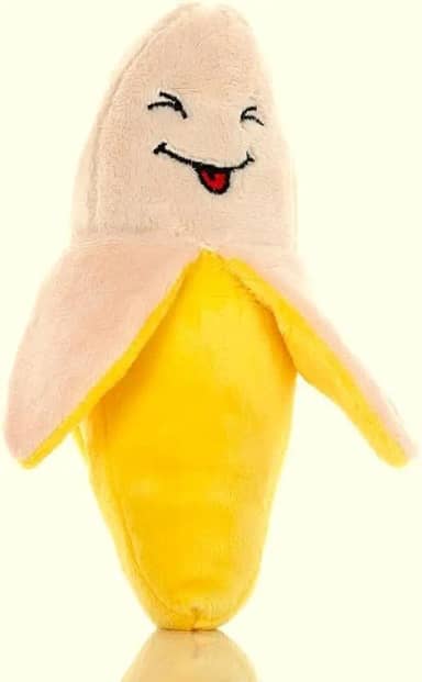 Mordedor Pelúcia Banana Cachorro Cães Brinquedo Pet para Yorkshire Mini Shitzu Pinscher Chihuahua Filhotes Spitz