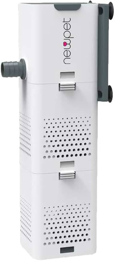 Filtro para Aquário U-V 500L/H Filtro para Aquário com Luz U-V de 5W Máquina de Limpeza verde Bomba Submersível Potente Filtro Interno para Aquário de Tartarugas de água Salgada (110V)