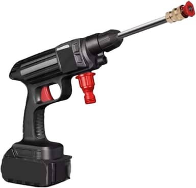 Lavadora de Alta Pressão Portátil Recarregável Para Carros E Jardins Linha Premium Pistola Lava Jato Profissional (Bateria 48v uma)
