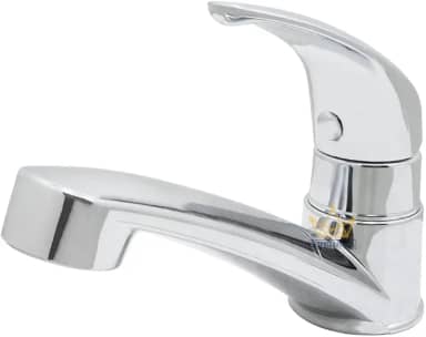 Torneira Pia Lavatório Banheiro Mesa Bancada Abs Cromado Luxo 1/4 Volta