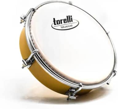 TAMBORIM INJETADO NATURAL PELE LEITOSA