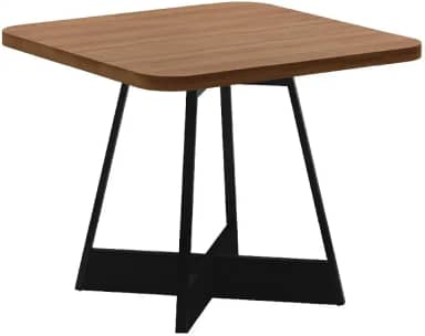 Mesa de Jantar Átria Carraro (Quadrada, Nogal Com Preto)