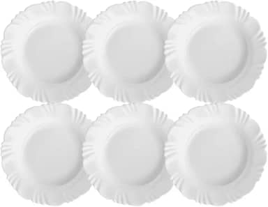 Jogo de Pratos Fundo Nadir Duralex Linha Pétala 6 Peças