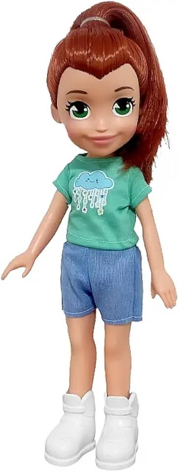 Boneca Lila com Acessórios de 38cm Amiga da Polly Articulada Mattel Original