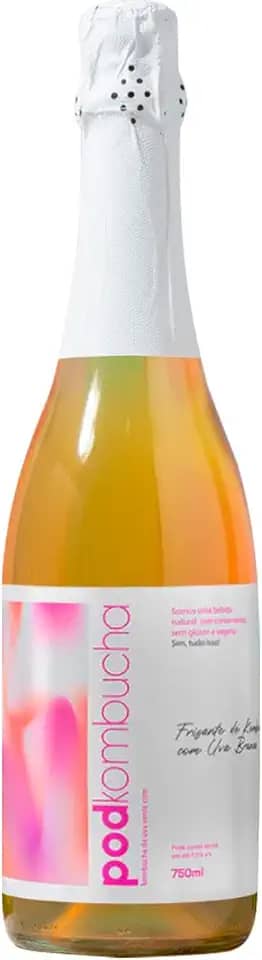 Pod Kombucha 750ml Uva Branca