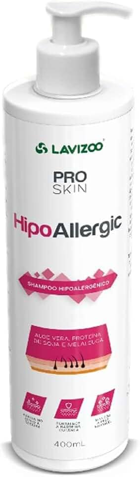Shampoo Hipoallergic Linha Pro Skin Pet 400ml Lavizoo