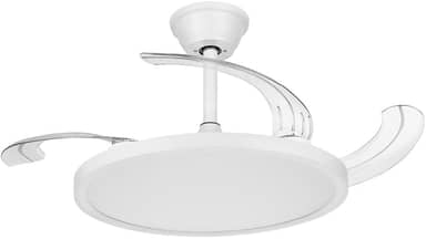 Ventilador Retrátil Silence Air Pro Elgin – 4 Pás 6 Velocidades Led 36W Bivolt Branco