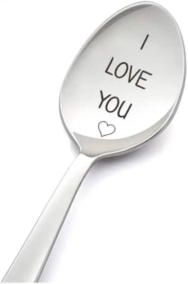 Presentes de aniversário para marido, esposa, I Love You, colher para namorado, namorada, presente de Natal para dia dos namorados, presente para casal, colheres, presentes para ele e ela, colheres de