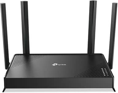 TP-Link Archer BE220 WiFi 7, 3,6 Gbps, banda dupla, 1 x 1 G WAN + 4 x 1 G LAN, 4 antenas, EasyMesh, HomeShield, compatível com todos os ISPs