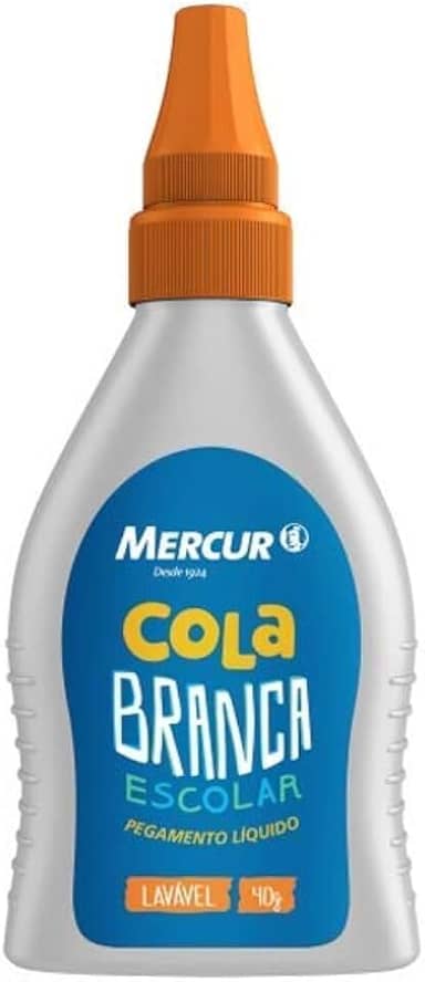 Cola Branca Escolar 40g Mercur