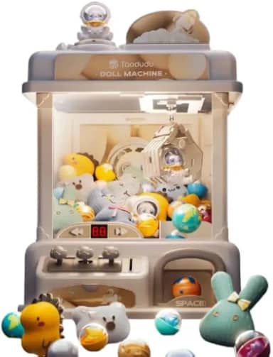 Máquina de pegar Ursinhos (2 Bonecos e 40 Brinquedos)