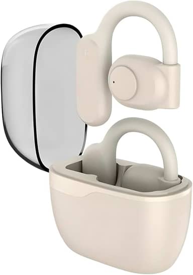 Fone de Ouvido Condução Óssea TWS cancelamento de ruído, Bluetooth 5.2, 35H, IPX5 à prova d'água - Compatível com Apple, iPhone 15 14,13,12,11 (Pro, Pro Max)/XS/XR/XS/X/8 (Plus), iWatch PEI853