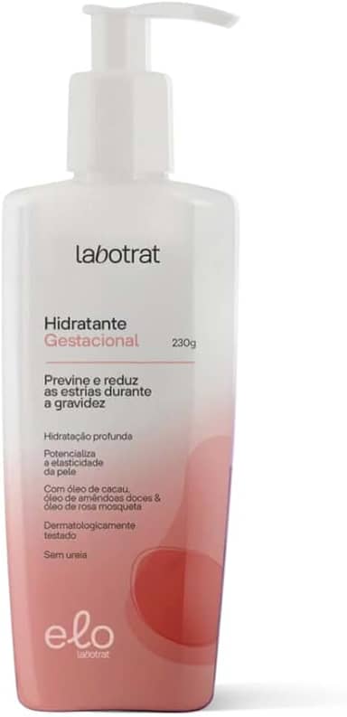 Creme Hidratante Loção Corporal Preventiva Anti Estrias Gestante 240g Labotrat