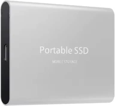 2 TB - Disco de Memória Flash SSD Portátil para Laptop, Desktop, Celular, TV e outros. Tipo-C USB 3.1, SSD Externo M.2 de Alta Velocidade, Disponível em Capacidades 500 GB a 256 TB (Prata, 2, TB)