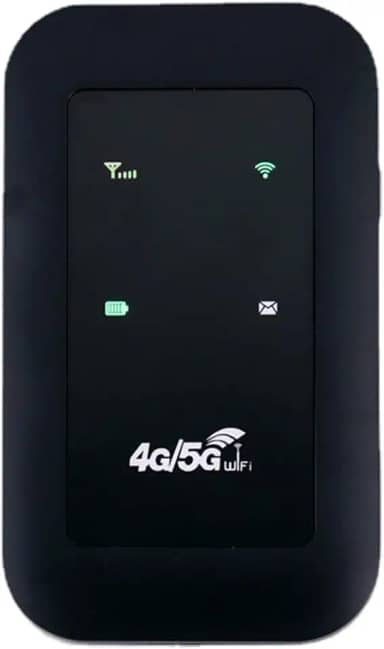 H806 Hotspot WiFi Móvel Portátil Internet Alta 4G LTE Display LED Multifuncional com Cartão SIM Inserido Longa Autonomia Suporta 10 Usuários para Viagens de Carro e Negócios