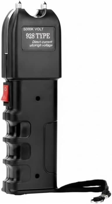 Lanterna Tática LED, Autodefesa com Alarme, Segurança Pessoal em Qualquer Lugar, Ideal para Noite, Viagens, 15000 v.