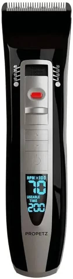 Maquina Pet Profissional de Tosar Cães Pro 6 Propetz Preta