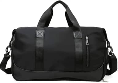 Bolsa Mala Viagem de Mão Super Grande Transversal – Impermeável e Organizada para Viagens e Uso Diário (Preto)