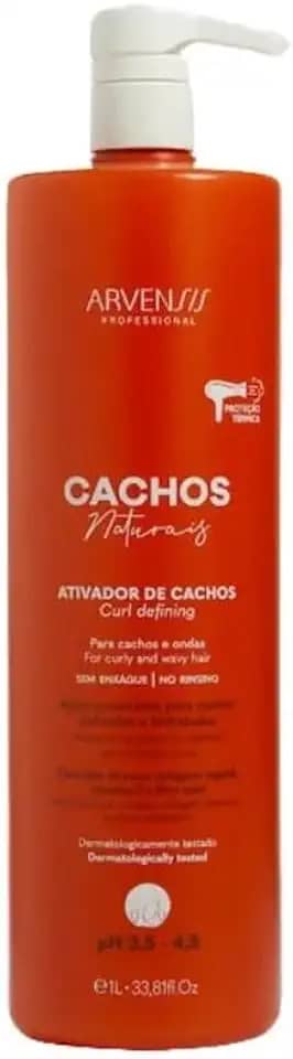 Arvensis – Ativador de Cachos Ondulados e Cacheados 1L | Definição, Hidratação e Proteção Solar e Térmica com Efeito Memória e Controle de Frizz