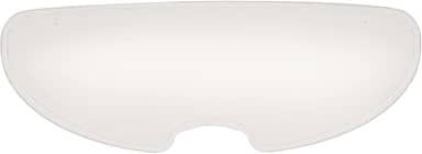 Película antiembaçamento para viseira de capacete de motocicleta compatível com QWART Película protetora de viseira de capacete resistente a neblina para lentes de capacete 9 cm x 26,8 cm