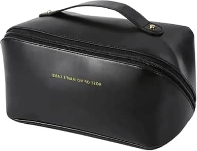 Bolsa Necessaire Feminina Organizador Maquiagem Viagem (Preto)