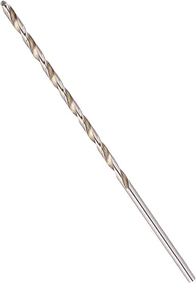 Pissente Broca de 4mm Com Haste Reta HSS de 160mm e Canaletas Fresadas para Furação Rápida Em Madeira, Alumínio e Plástico