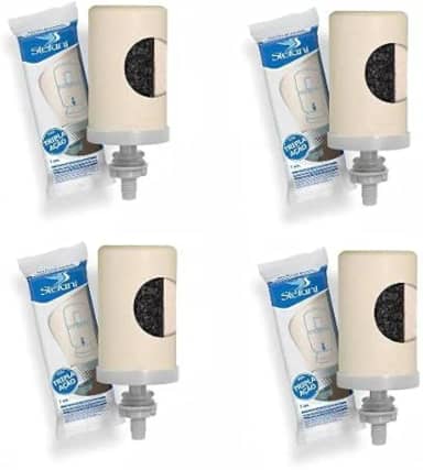 4 Velas Esterilizante Tripla Ação Stefani Para Filtros Barro