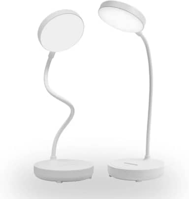 Luminária de Mesa Articulada e Flexível com Botões Premium, 20 LEDs, Bivolt – Ideal para Estudo, Leitura e Escritório