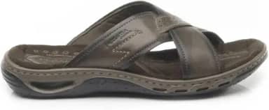 Chinelo Masculino Couro Preto Pegada 131661-06