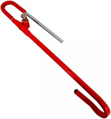 Trava De Volante Carneiro Antifurto e Pedal De Segurança Carro Universal Aço Volante